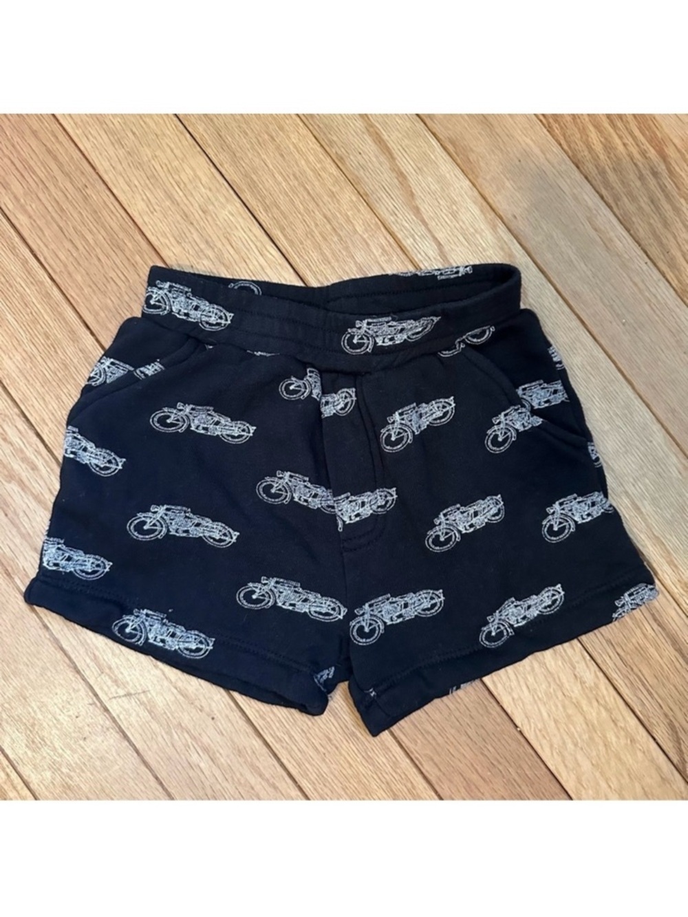 Kate Quinn Organic Cotton Motorcycle Shorts 18-24 Months Black